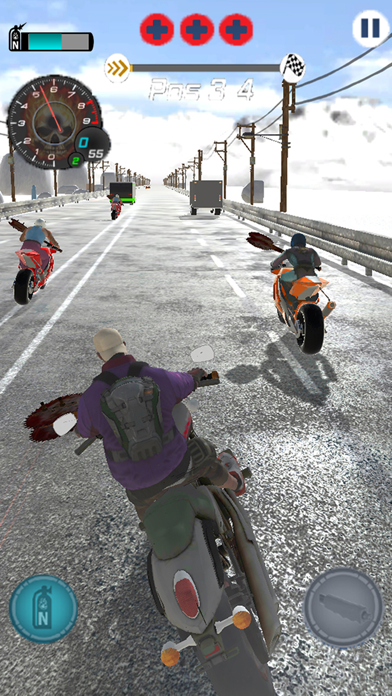 Скриншоты Moto Survival Racing 2019