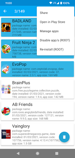 App Manager Screenshots