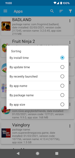 App Manager Screenshots