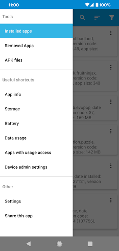 App Manager Screenshots