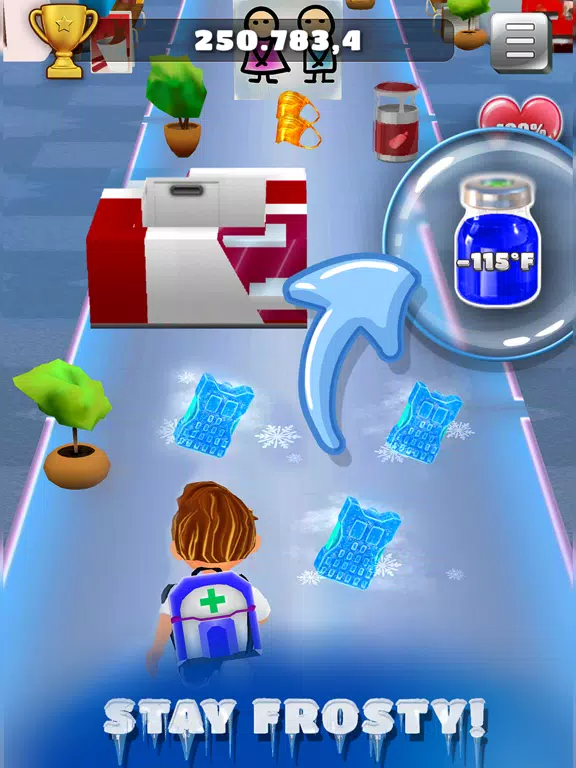 Tangkapan skrin Frosty Rush: Endless Runner iPad 