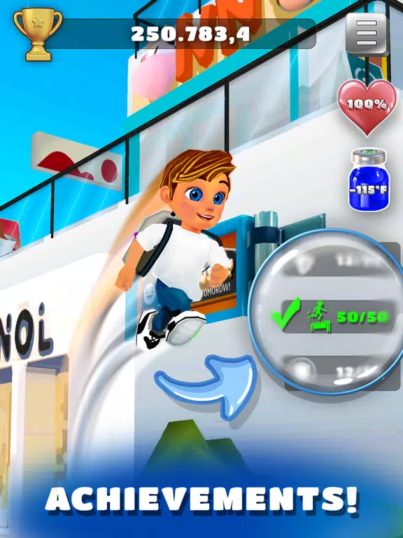 Tangkapan skrin Frosty Rush: Endless Runner iPad 