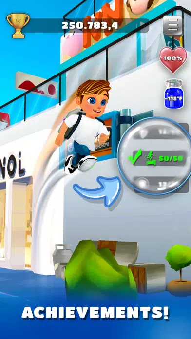 Tangkapan skrin Frosty Rush: Endless Runner
