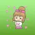 Aisha The Cute Little Girl Stickers