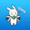 Doji The Pika Rabbit Stickers
