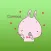 Evy The Pink Cutie Rabbit Stickers