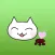 Houdini The Cat With Heart Mark Stickers