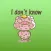 Izzy the lazy pig stickers