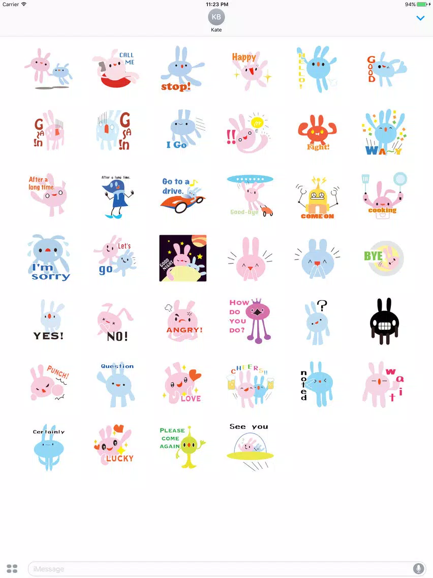 Ruby And Friends Stickers iPad Screenshots
