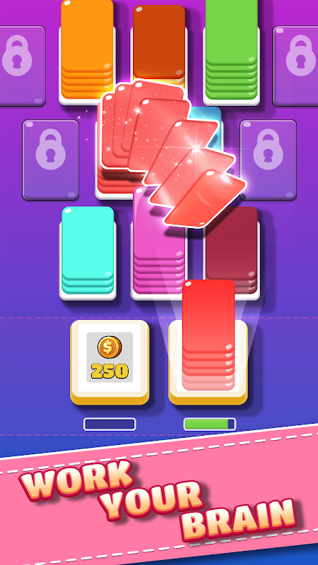 Card Shuffle Color Sort Puzzle Screenshots