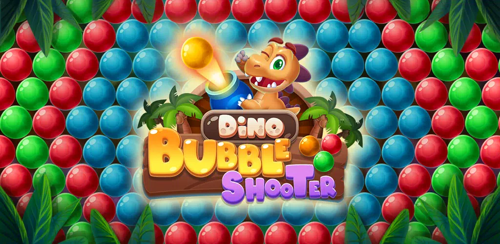 Tangkapan skrin Dino Bubble Shooter