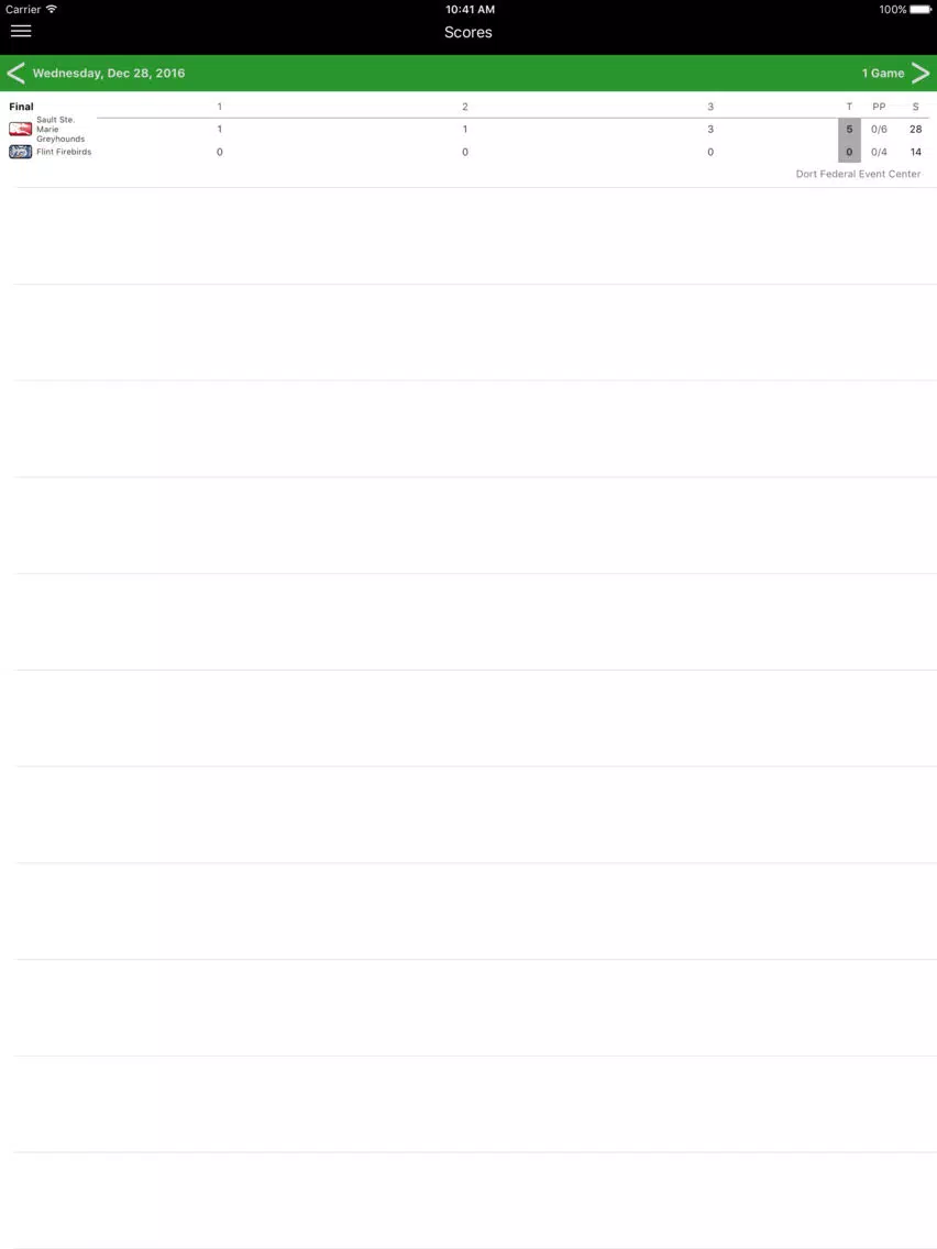 Flint Firebirds iPad 應用截圖