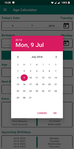 Age Calculator by Date of Birt Screenshots