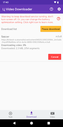 Lj Video Downloader (m3u8,mp4) Screenshots