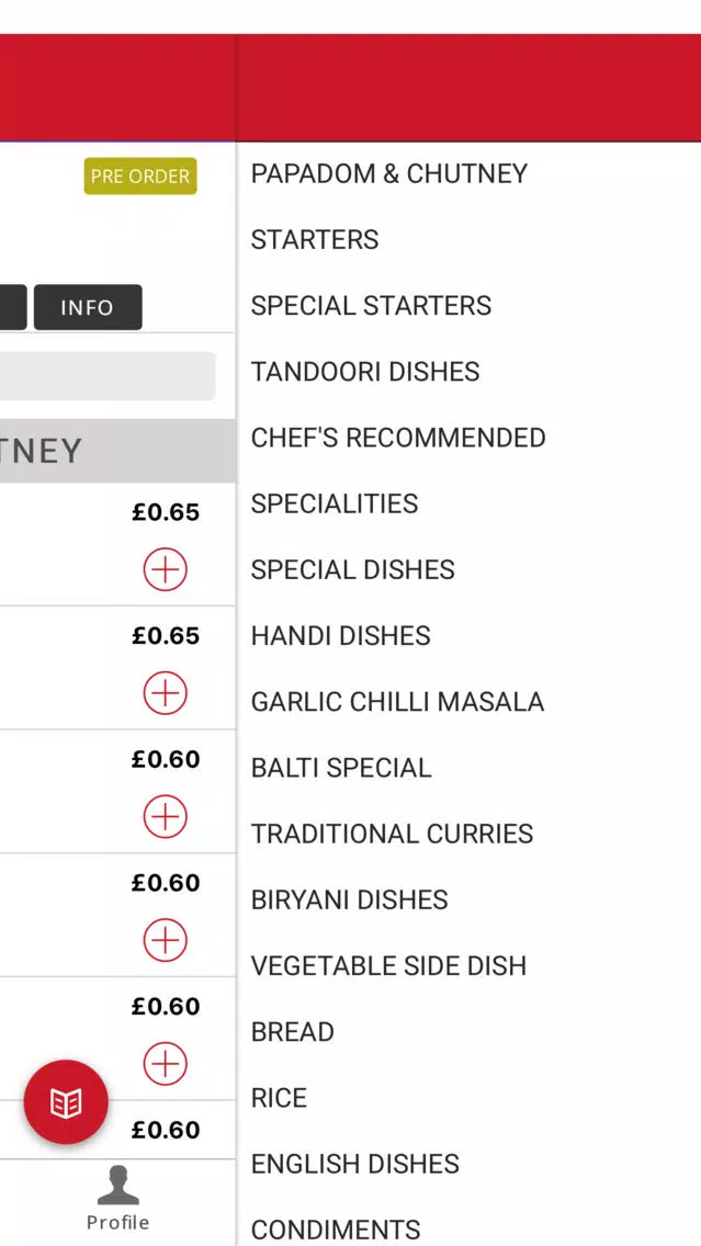 Taj Mahal Indian Restaurant Screenshots