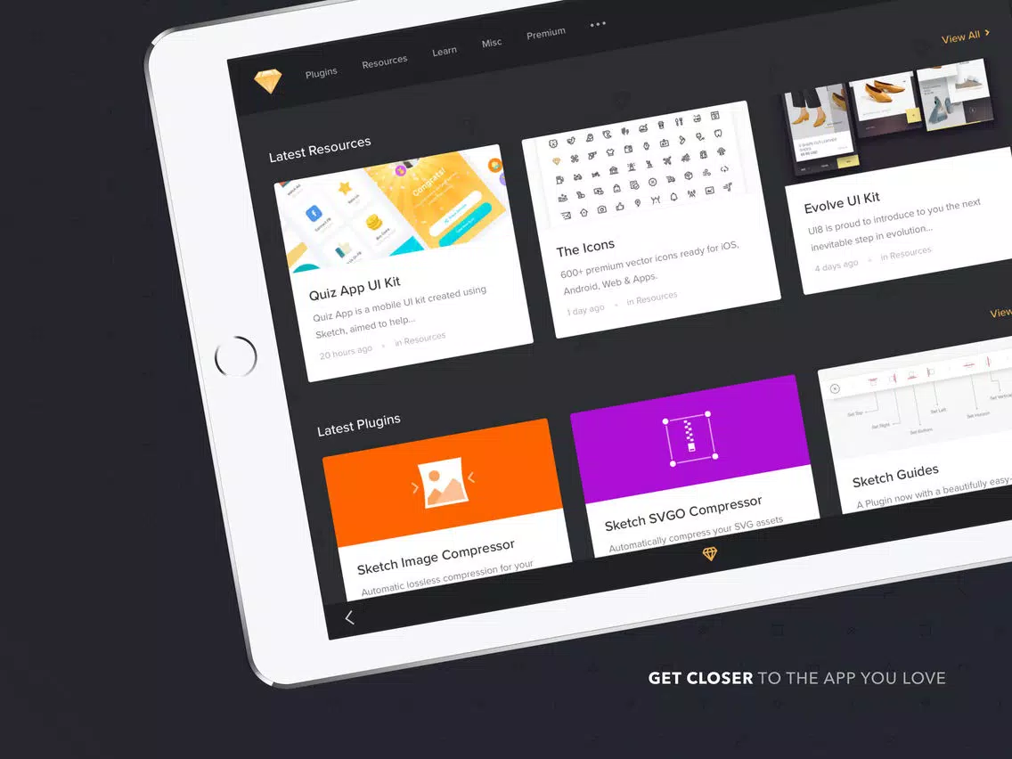 SketchRocks - Resources, Plugins, Tutorials & More iPad Screenshots