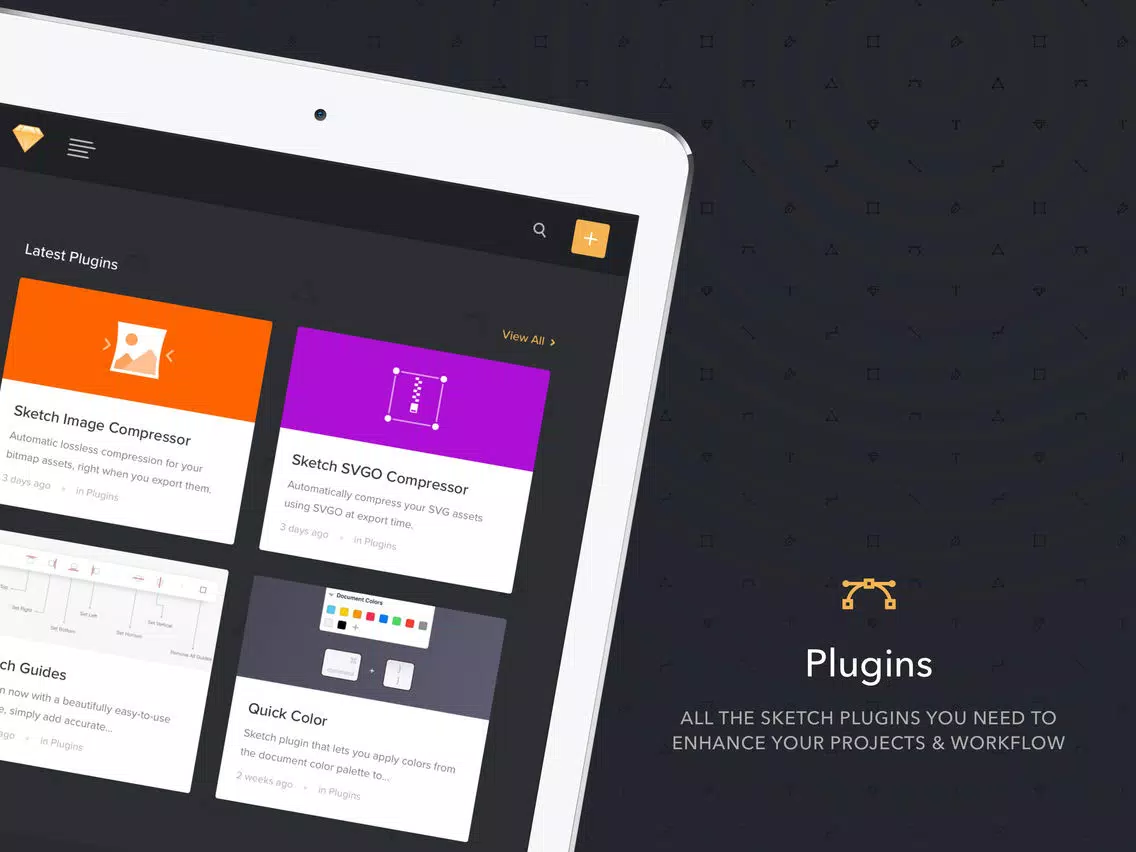 SketchRocks - Resources, Plugins, Tutorials & More iPad Screenshots