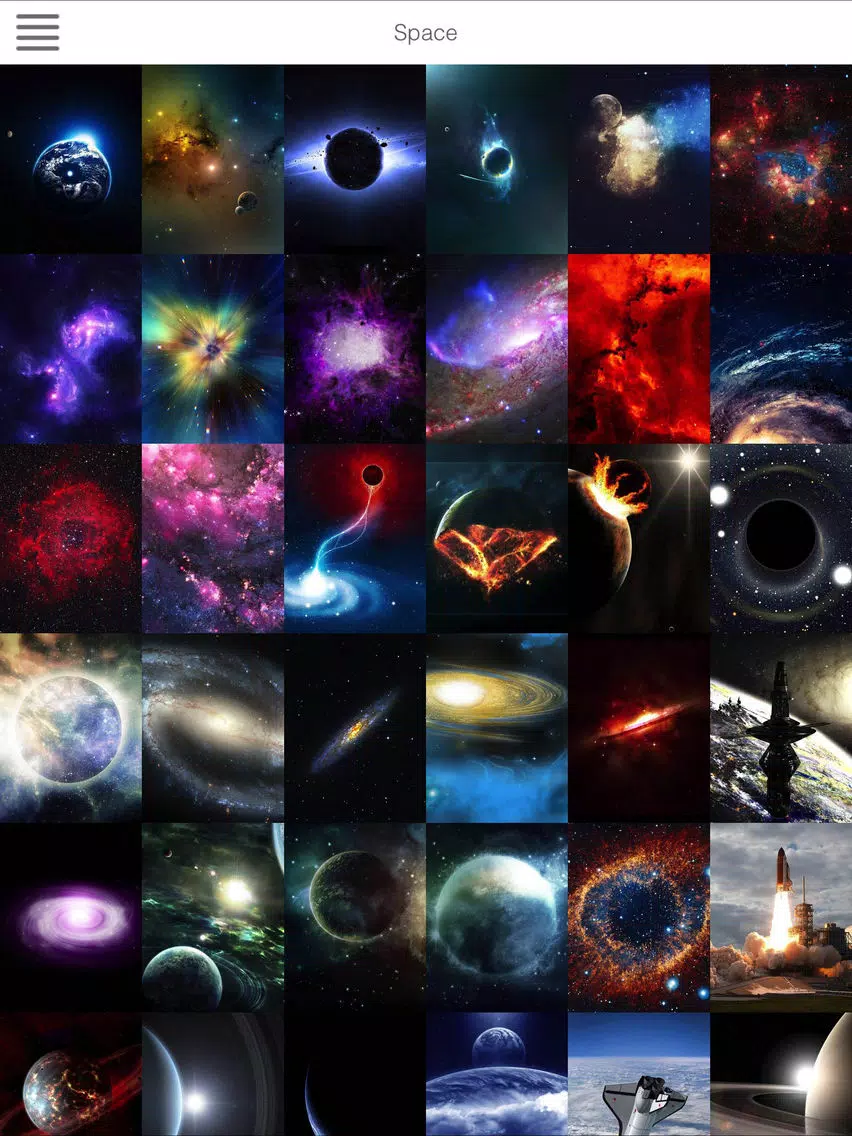ภาพหน้าจอของ Wallpapers for Space & Galaxy Backgrounds Free iPad