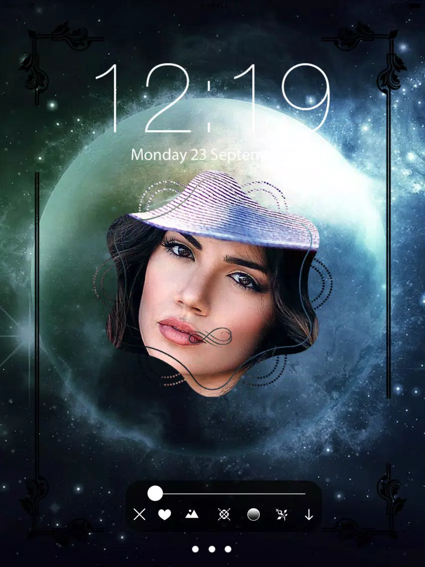 ภาพหน้าจอของ Wallpapers for Space & Galaxy Backgrounds Free iPad