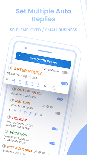 SMS Auto Reply /Autoresponder Screenshots