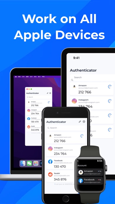 Authenticator App- MFA,2FA,OTP Screenshots