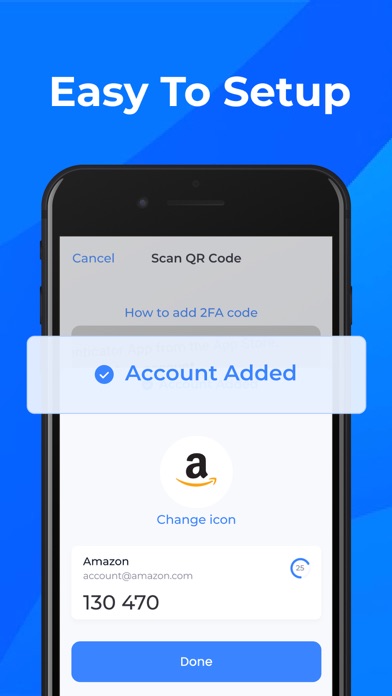 Authenticator App- MFA,2FA,OTP Screenshots