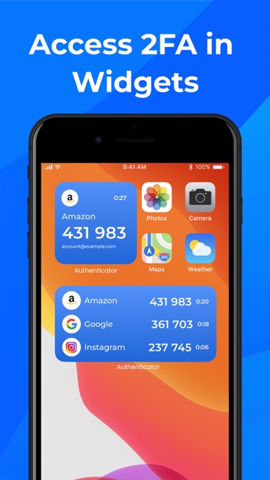Authenticator App- MFA,2FA,OTP Screenshots