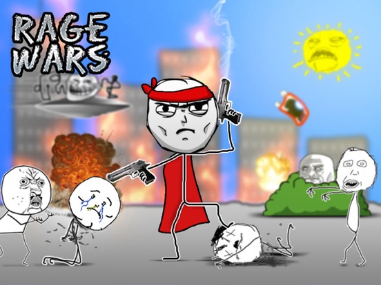 Rage Wars - Meme Shooter iPad 应用截图