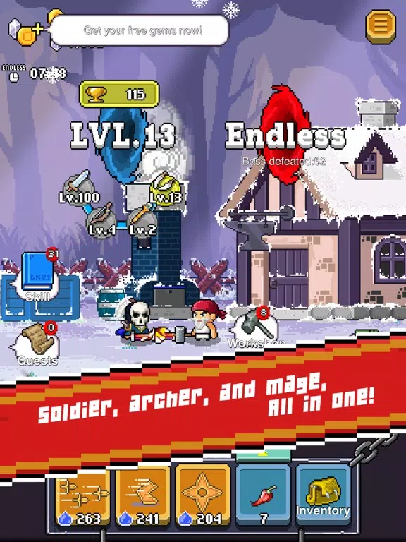 The Mighty Hero iPad  Ekran Görüntüleri