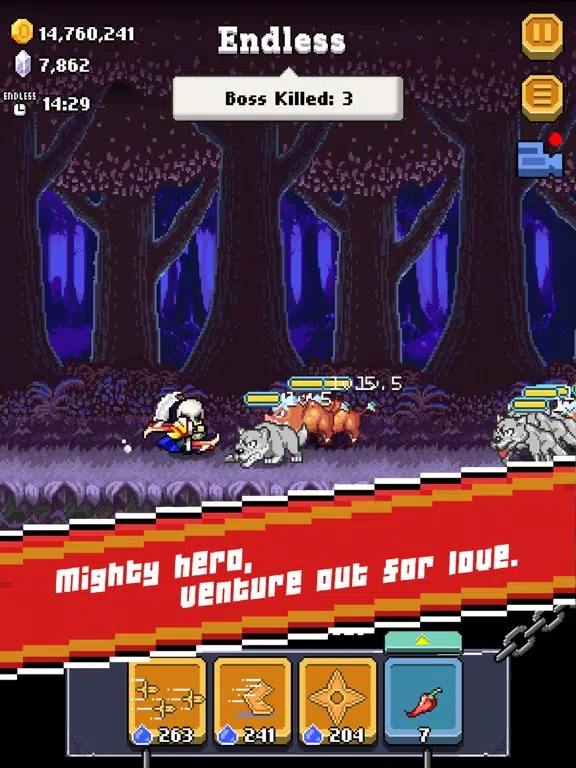 The Mighty Hero iPad  Ekran Görüntüleri