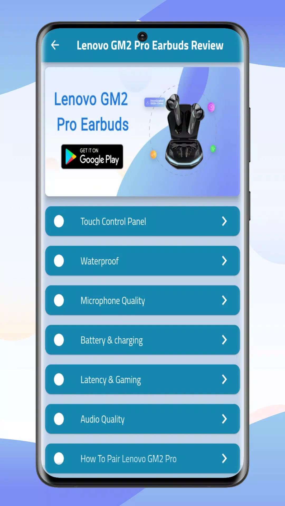 Lenovo GM2 Pro Earbuds Guide Screenshots