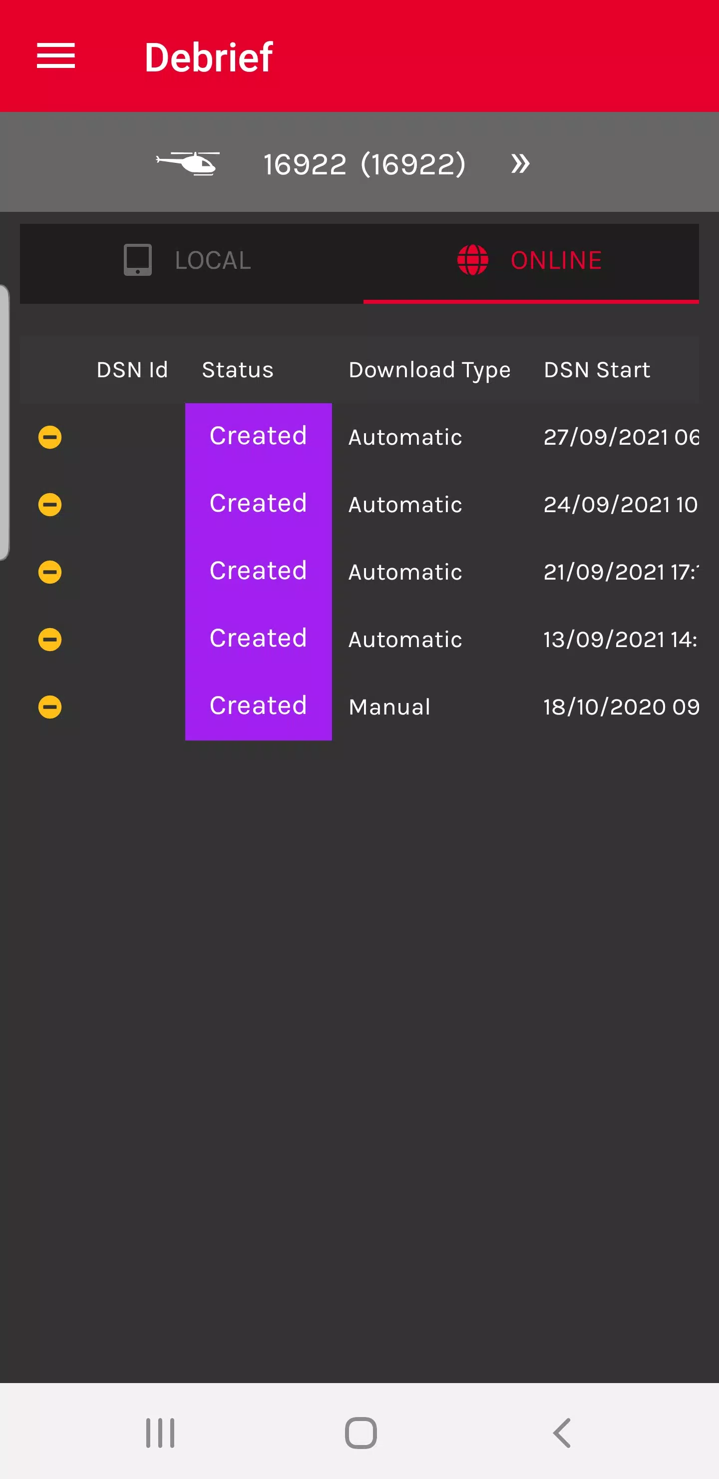 Heliwise4Mobile Screenshots