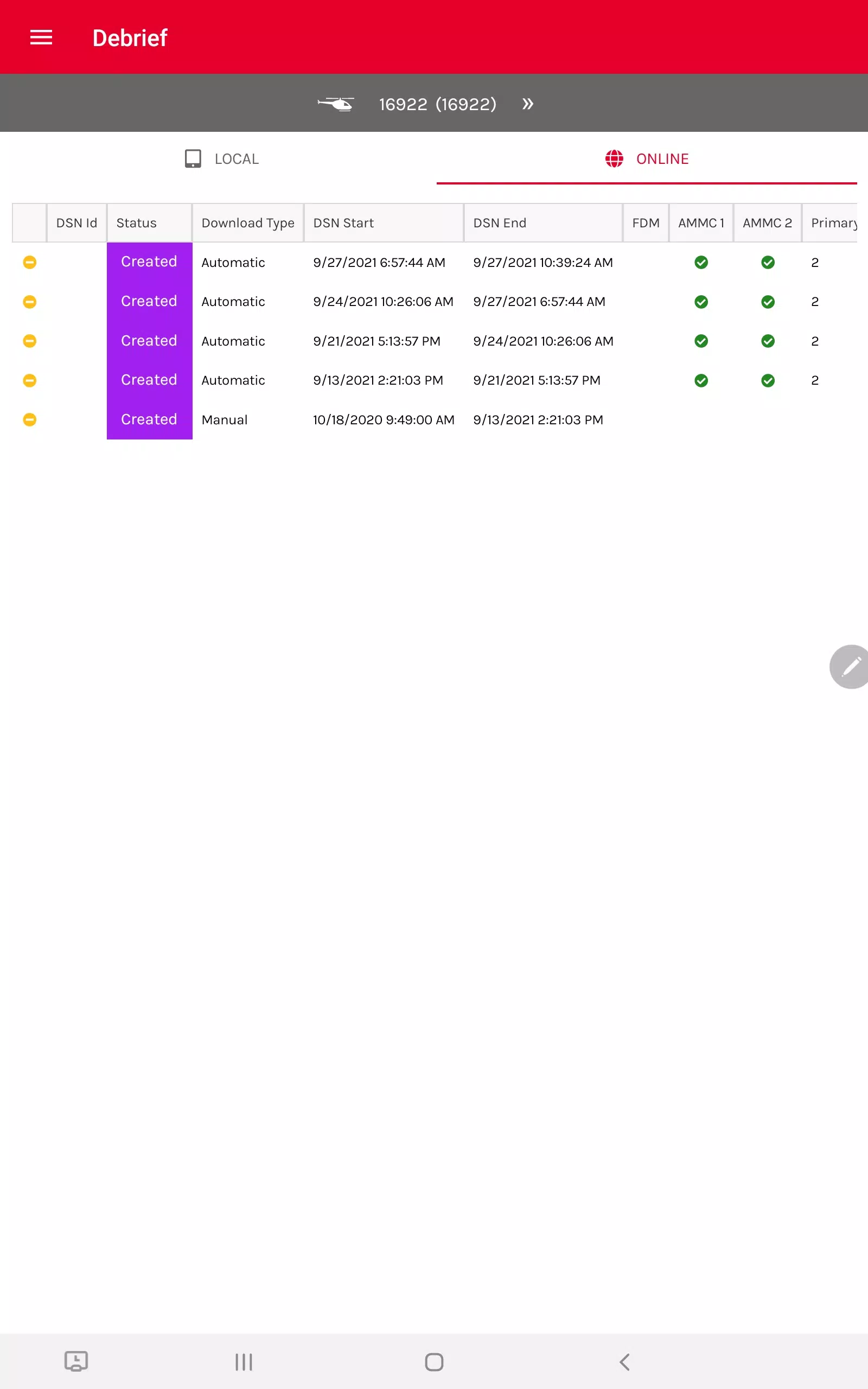 Heliwise4Mobile Screenshots