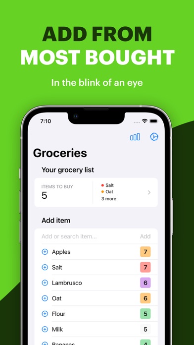 Cart - Easy Grocery List Screenshots