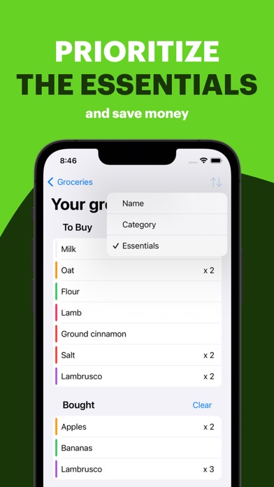 Cart - Easy Grocery List Screenshots