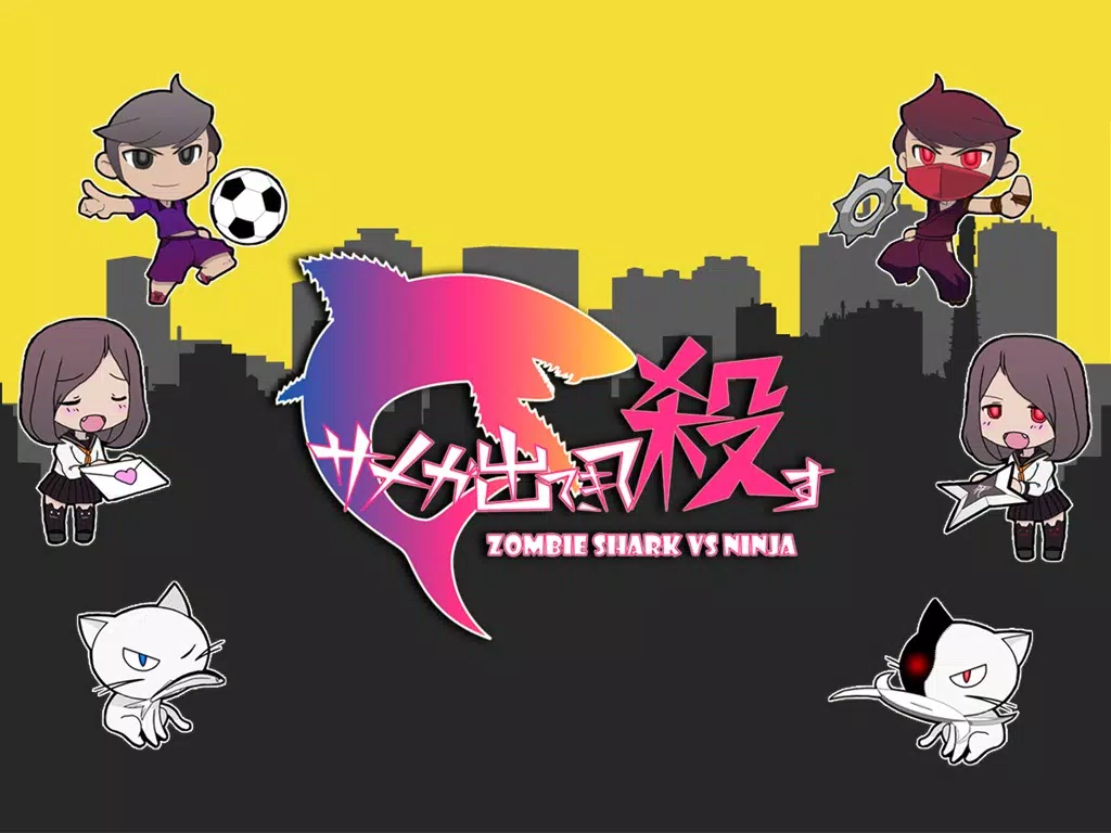 Zombie Shark vs Ninja iPad  Screenshots