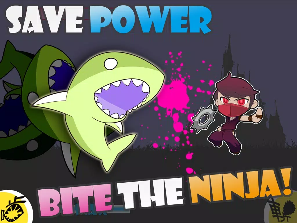 Zombie Shark vs Ninja iPad  Screenshots