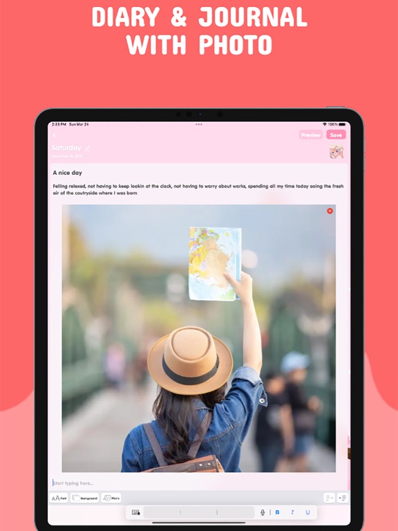 Secret Diary - Diary with Lock iPad Screenshots