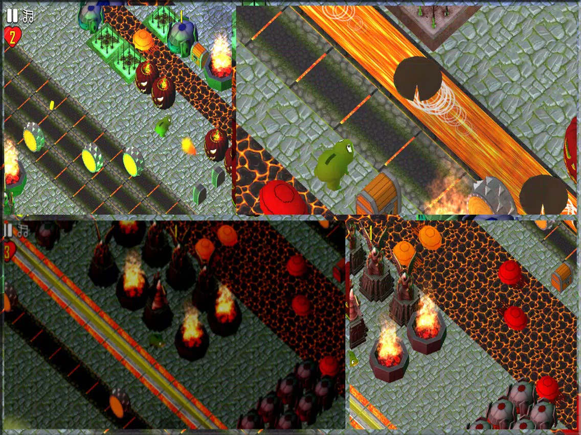 Cross The Burning Fire iPad Screenshots