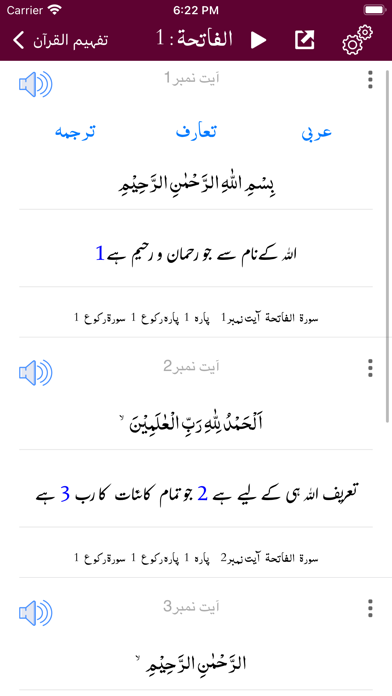Tafheem ul Quran - Tafseer Screenshots