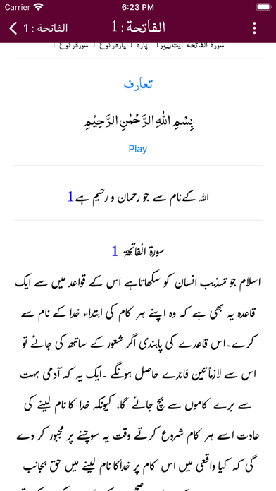 Tafheem ul Quran - Tafseer Screenshots