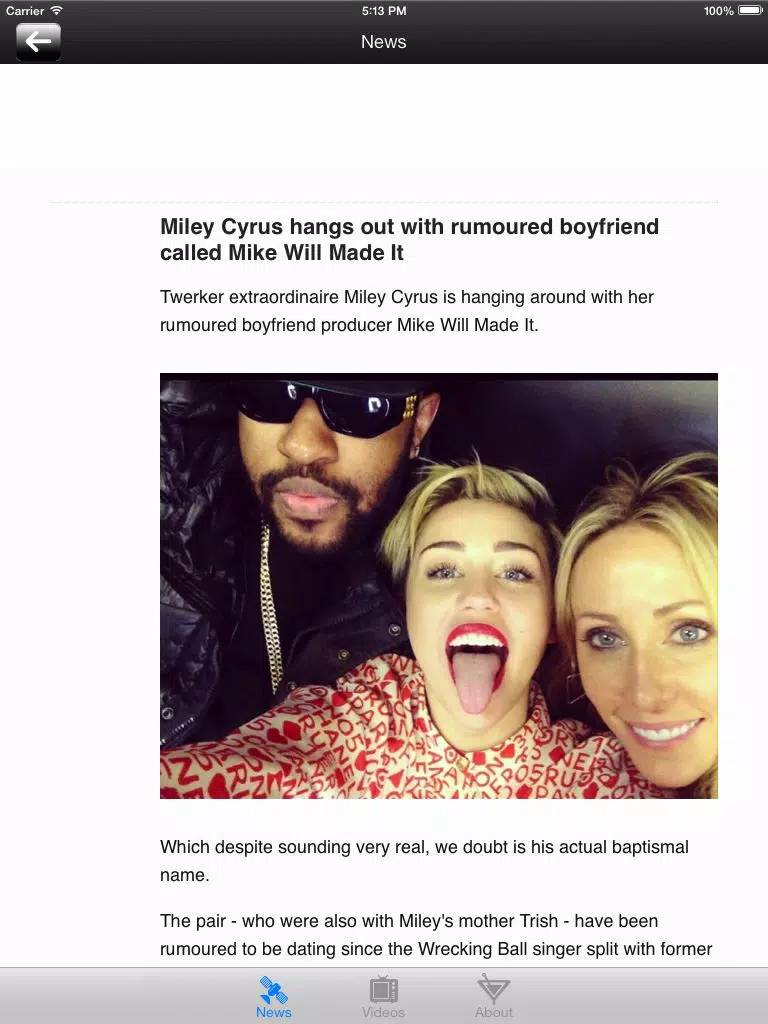 Entertainment celebrities Movie Stars Gossip News and Video iPad Screenshots