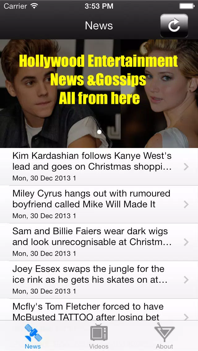 Entertainment celebrities Movie Stars Gossip News and Video Screenshots