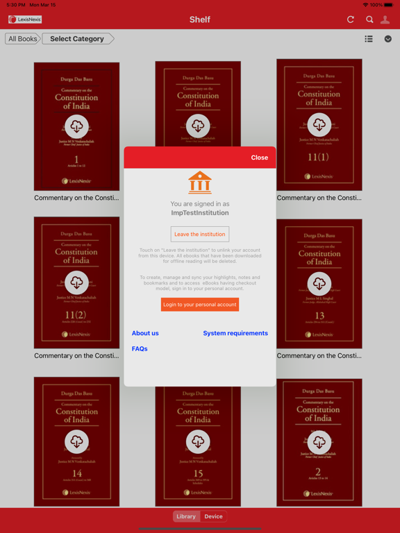 Lexis knowlEdge iPad Screenshots