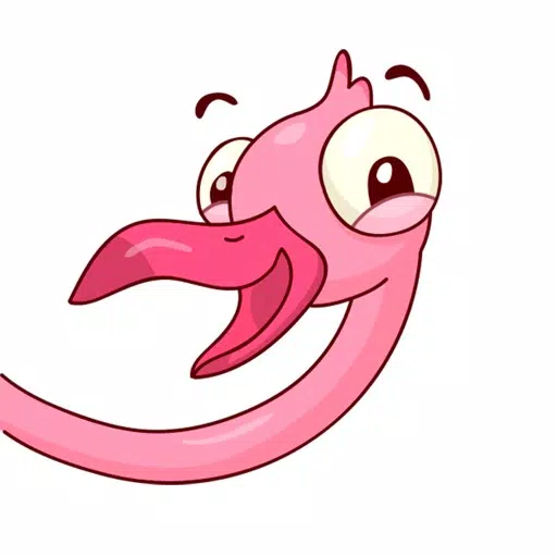 Funny Flamingo Stickers Funny Flamingo Stickers