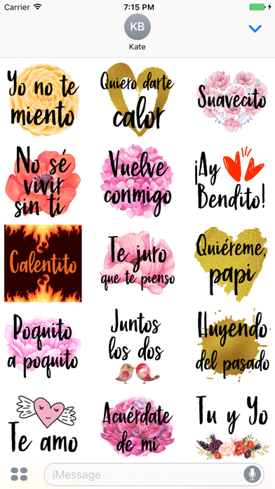 Despacito Spanish Love Stickers Screenshots