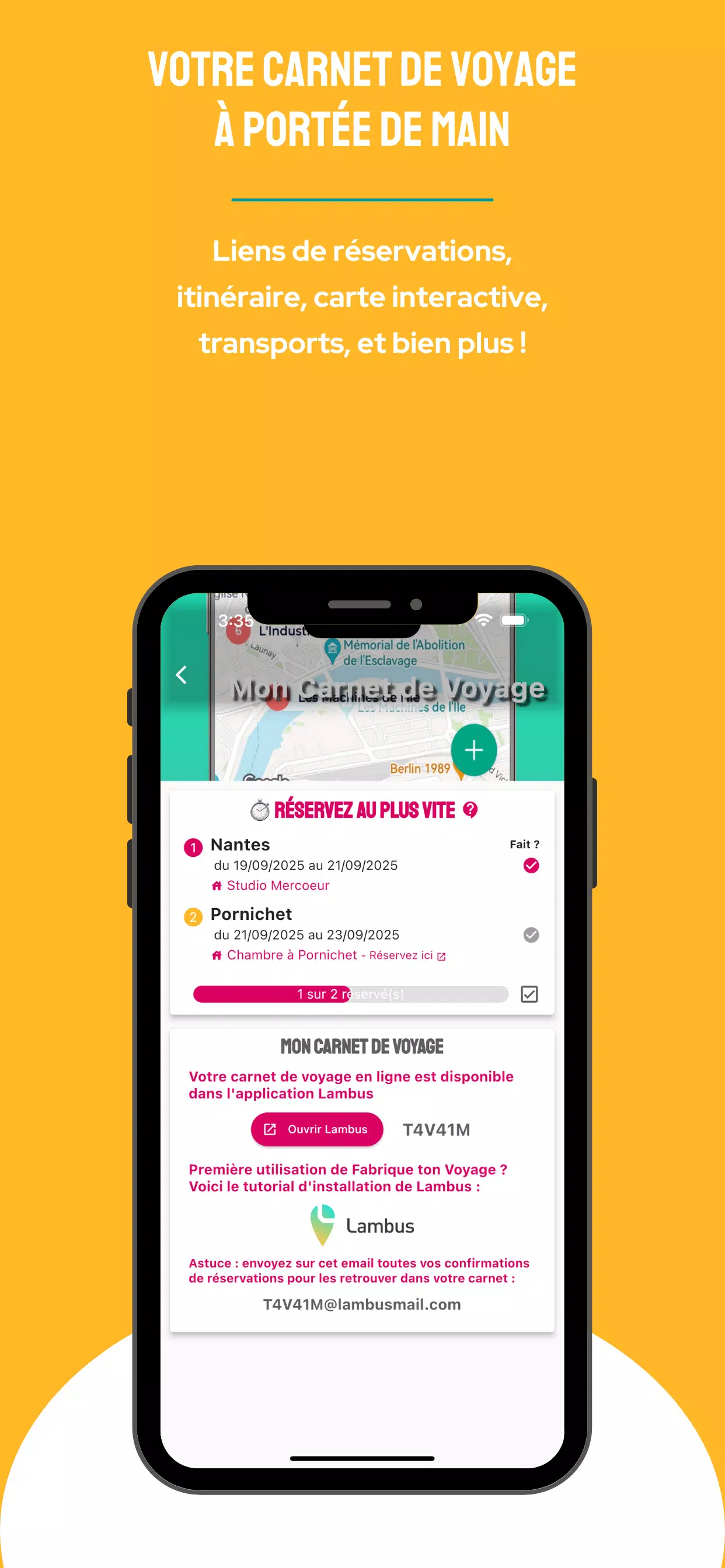 Fabrique ton Voyage Screenshots