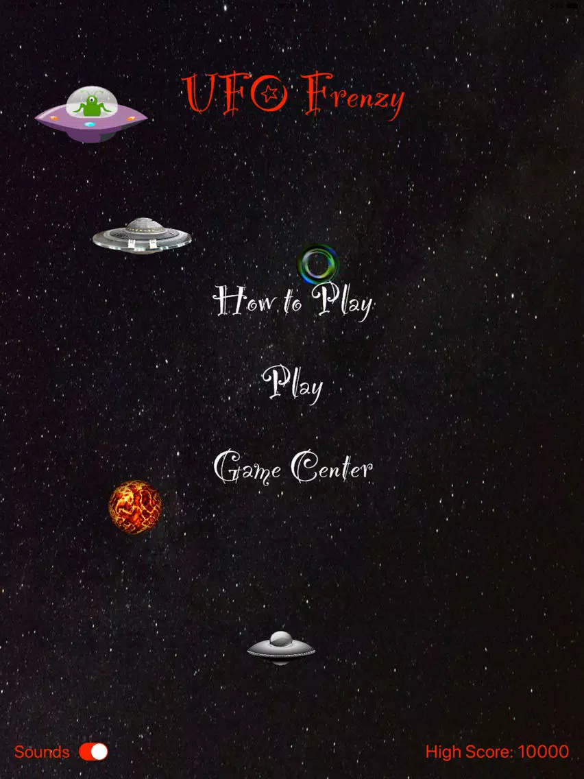 Ảnh chụp màn hình của UFO Frenzy iPad 