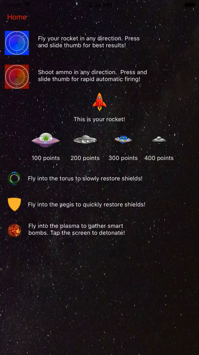 Ảnh chụp màn hình của UFO Frenzy