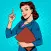 Awesome woman emoji & stickers